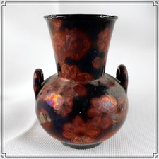 ELEGANT VASE A ANSE EN FAIENCE