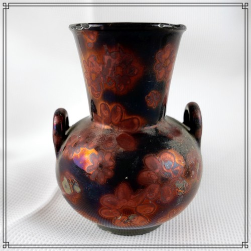 Elegant vase anse faience - vase, a