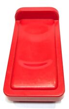 lit rouge simple | mobilier