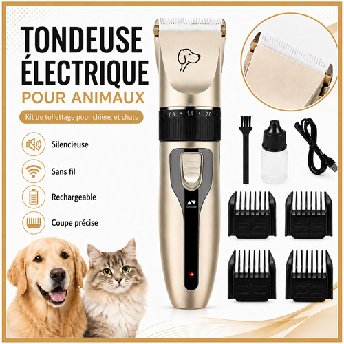 Tondeuse chien chat - tondeuse, sans
