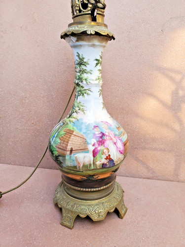Vase lampe pétrole - lampe, 20