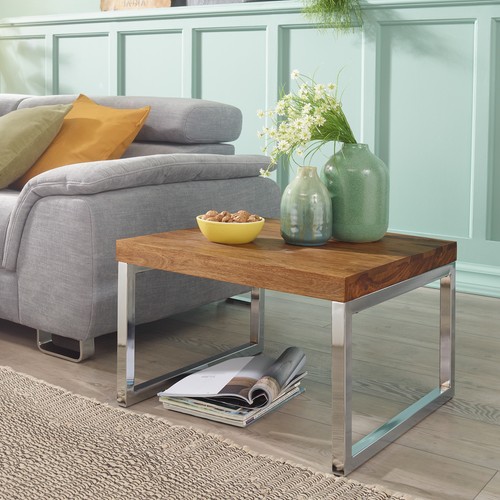 Finebuy table appoint bois - table, d'appoint