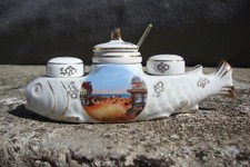 sel poivre moutarde , poisson souvenir bord de mer, CAYEUX SUR MER