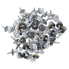 White Hex Head Self Drilling