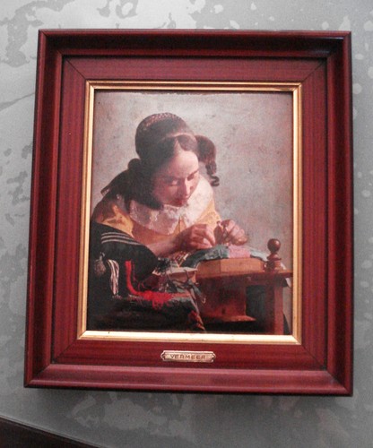 Tableau helca dentellière - tableau,