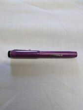 Antique pump fountain pen with glass nib