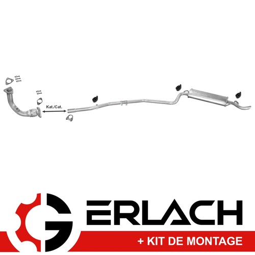 Echappement silencieux pour