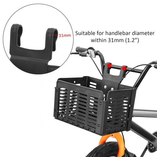 Folding bike basket detachable - basket,