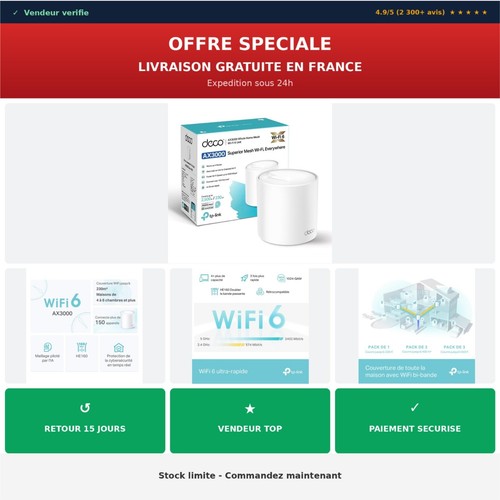 Link deco x50 - deco, routeur