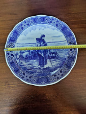 DELFT blauw Plat faience