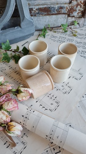 Petits pots gres beige - 5,