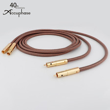 Pair Accuphase 40Th Anniversary Audiophile Hi-end Audio RCA Interconnect Cable