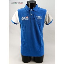 T-Shirt Polo Piquet Homme BLOOKER Martin Racing Bleu Ciel Slim Fit TOP QUALITY