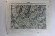 Ancienne Carte IGN La Mure 1/50000 type 1922 (74616)