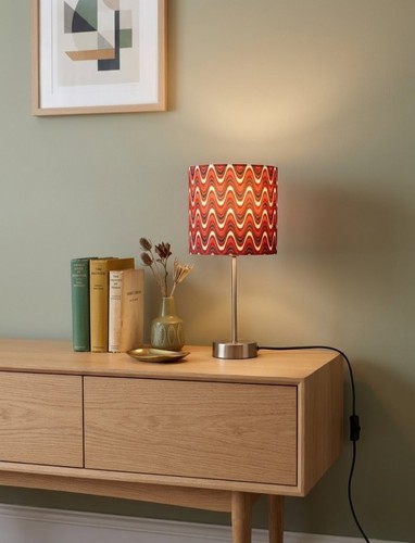 Lampe pied tige métal