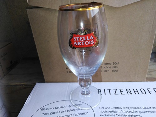 Lot verres bière stella - verres,
