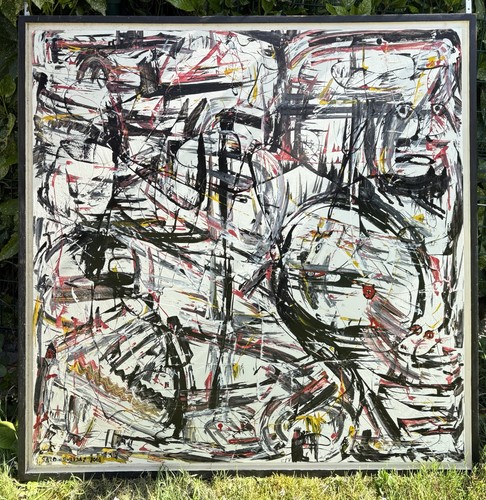 Peinture huile saïd - à,