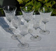 Service de 6 verres à vin