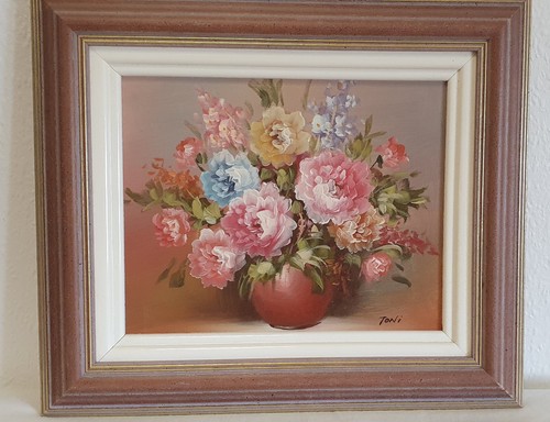 Tableau ancien huile - sur, toile