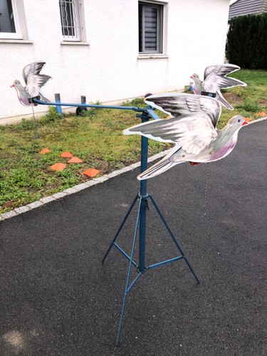 Jeu tir aux pigeons vintage - jeu,