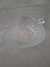 Empty Cup Ravier Glass Strawberry Shape Pocket