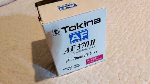 Objectif tokina 370 pour - objectif,