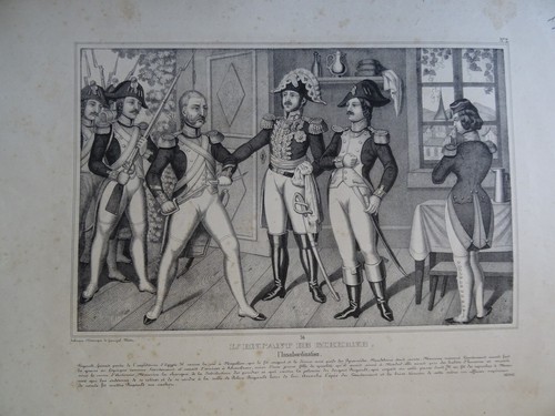 Litho xix bataille napoleon - litho,