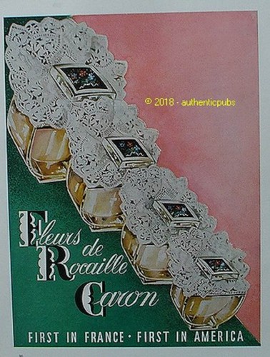 Publicite caron parfum fleurs - publicite,