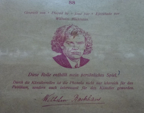 Pianola roll hupfeld edv - pianola,
