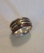 bague argent massif Taille 56, 6 G.,  MATY