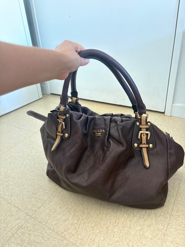 Sac prada vintage cuir - sac,