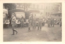 Camion benne Mercedes départ