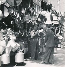 VALENCE c. 1950 - Merchant of stoves, pots, watering cans Spain - DIV 6699