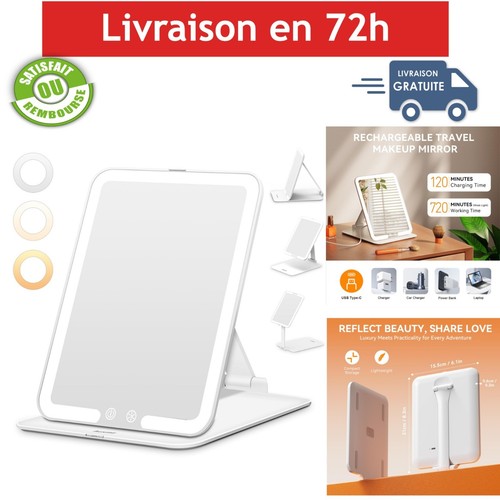 Miroir maquillage led - maquillage,