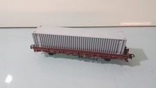 ROCO HO. CONTAINER FLAT CAR 