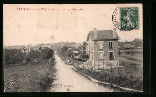 Cpa villiers sur marne la - villiers-sur-marne,,