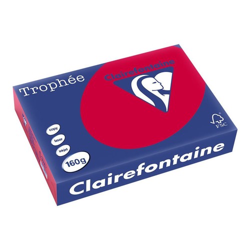 Ramette papier rouge - -,