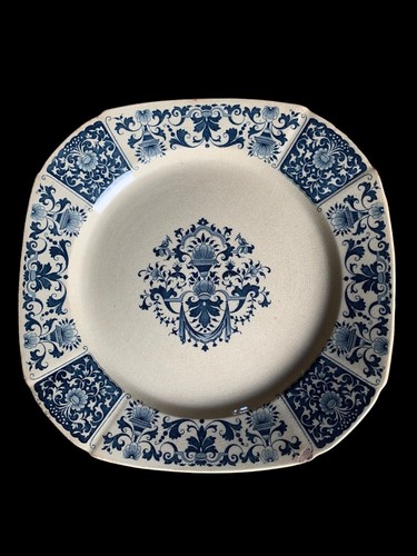 Assiette carré rare terre - assiette,