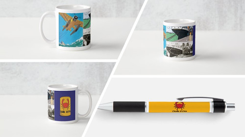 Mug tintin crabe - mug,
