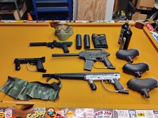 Paintball Marker Lot Of 4, Tippman 98, Tippman A5, Brass Eagle And Accessories