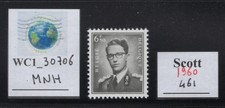 WC1_30706. BELGIUM. 1960 6.50fr. KING BAUDOUIN stamp. Sc.461. MNH