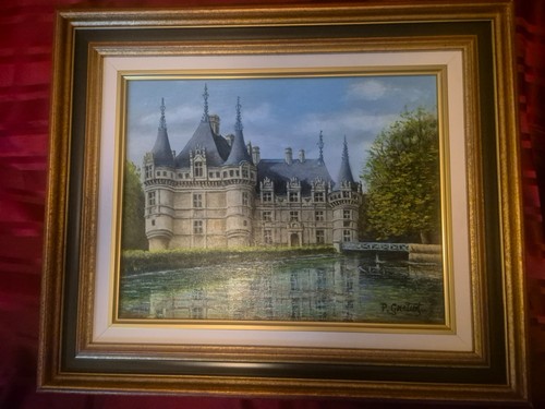 Huile sur panneau - huile,