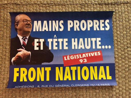 Affiche front national le - front,