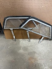 Triumph TR3 Side Curtain Set Of 2 Aftermarket Aluminum W Brackets