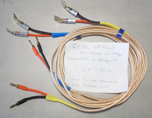 Cables enceintes montés - , real