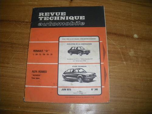 Revue technique alfa romeo - technique,