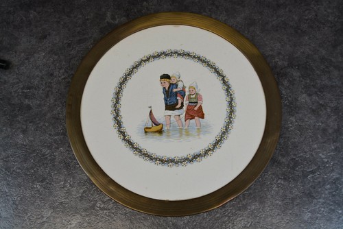 Plat tarte décor enfants - plat,