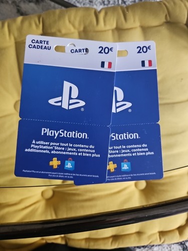 Carte cadeau playstation - carte,