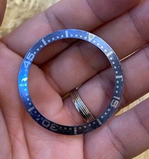 Longines Hydro Conquest Diver 41mm Bezel insert Only For Part OR repair PLS READ