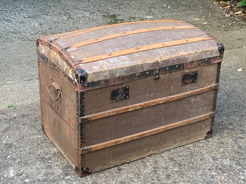 Ancienne malle coffre - malle,, bois